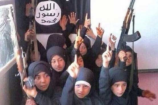 مدرسه دخترانه داعش + عکس