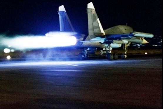 عملیات مشترک جنگنده‌های روسیه و سوریه علیه داعش+ عکس و فیلم