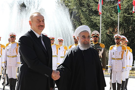 استقبال رسمی روحانی از الهام علی اف