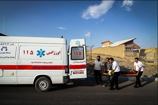 ۶ مجروح بر اثر تصادف مینی بوس با کامیون در بزرگراه فتح تهران