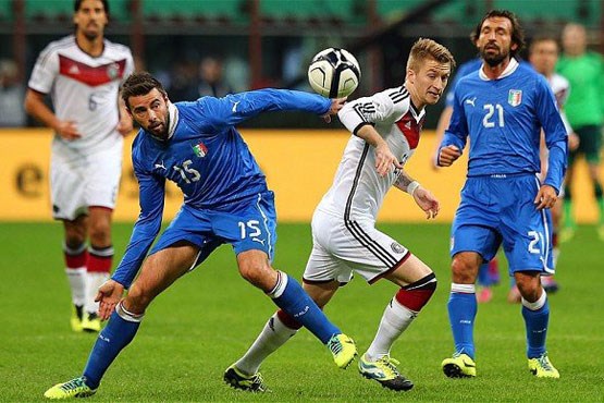 شکست سنگین ایتالیا مقابل آلمان / هلند در ومبلی انگلستان را برد