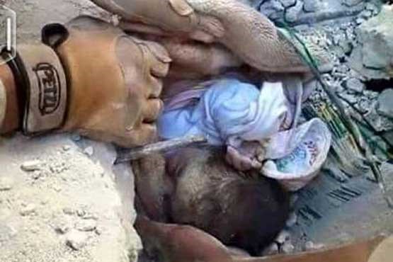 داعش یک نوزاد را در فلوجه بمب گذاری کرد +عکس
