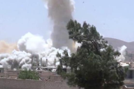 موشک‌باران داعش با موشک « فیل »  + فیلم