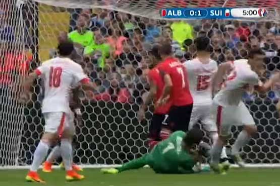 پیروزی تیم ملی سوئیس مقابل آلبانی
