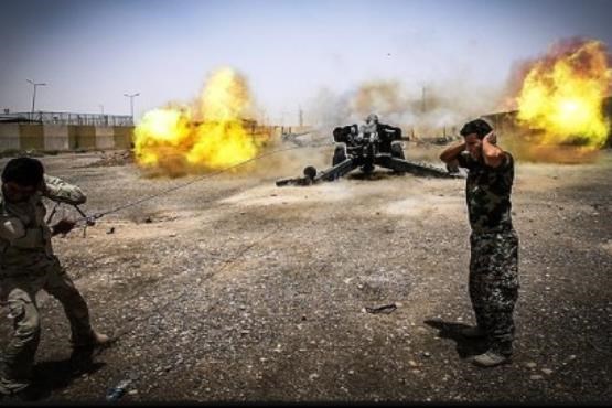 نبرد نیروهای مردمی عراق رودرروی داعش + فتو کلیپ