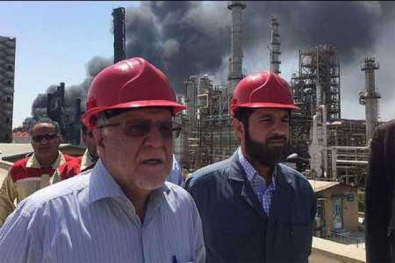 وزیر نفت: علت آتش سوزی پتروشیمی بوعلی فنی بود