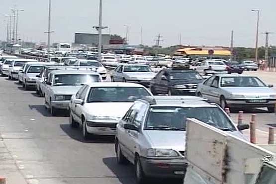 ترافیک سنگین در آخرین روز تعطیلات