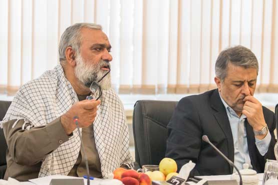 حضور سردار نقدی در یک جلسه کاری بعد از شایعه جراحت + عکس