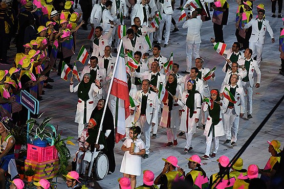 رژه کاروان ورزشی ایران در المپیک  ۲۰۱۶ ریو