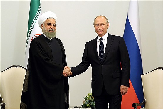 دیدار روسای جمهوری اسلامی ایران و روسیه