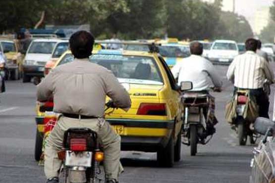 برخورد پلیس با موتورسواران درخصوص پوشش پلاک خودروها