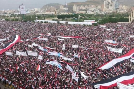 تجمع میلیونی یمنی‌ها در حمایت از شورای سیاسی