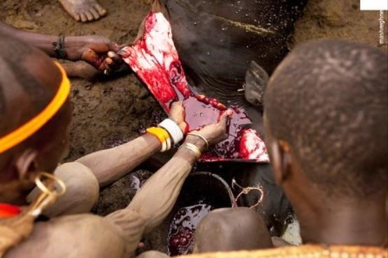 قبیله‌ای خونخوار در آفریقا + فتو کلیپ