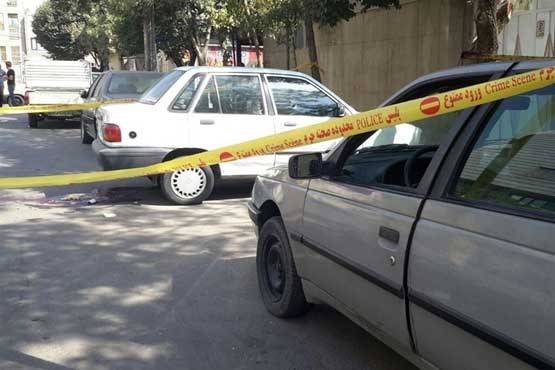 قتل با چاقو در خیابان سپیده +عکس