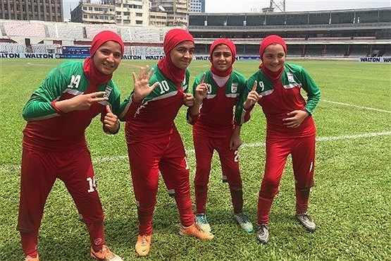 پیروزی پرگل دختران نوجوان ایران برابر امارات