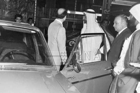 بازدید 42 سال پیش حاکم دبی از ایران ناسیونال