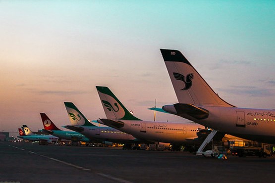 کاهش ۱۲ درصدی پروازهای خارجی در فرودگاه‌های کشور