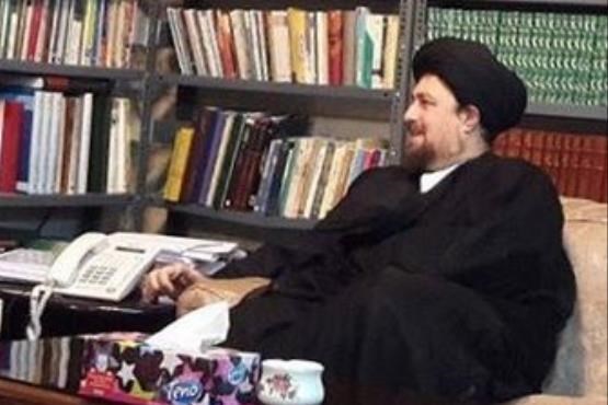 دیدار نوه امام با قهرمان وزنه برداری جهان + عکس