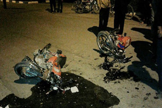 5 کشته و زخمی حاصل برخورد خونین موتورسوارها