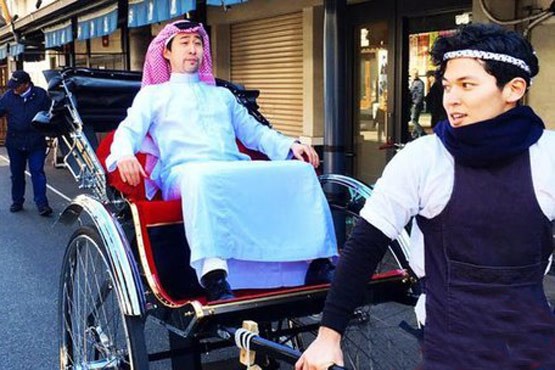 تحول مرد ژاپنی پس از خوردن غذای عربی +عکس