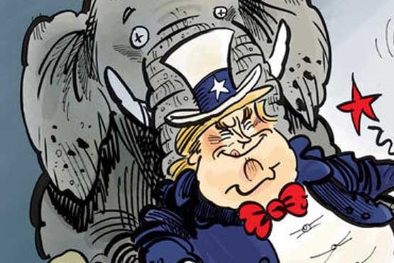 پیروزی ترامپ از نگاه کاریکاتوریست های جهان