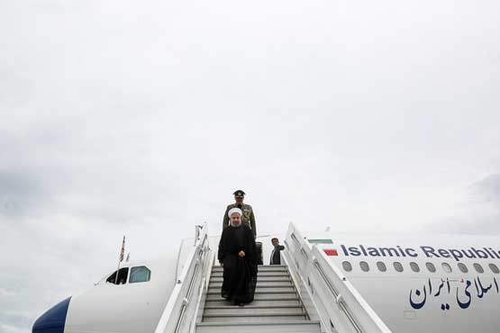 روحانی تهران را به مقصد ایروان ترک کرد