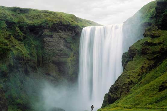 بزرگترین آبشار قطره‌ای دنیا +عکس