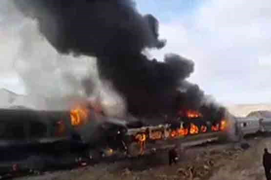آخرین اخبار حادثه قطار در سمنان؛  ۴۴ نفر جان باختند