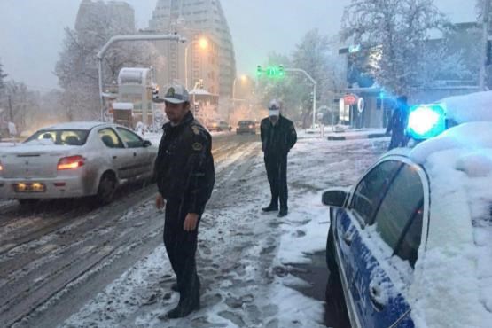 برف ،ترافیک تهران را سنگین کرد +عکس