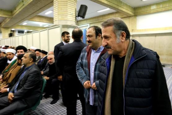 مهران غفوریان و مهران رجبی در دیدار با رهبر انقلاب + عکس