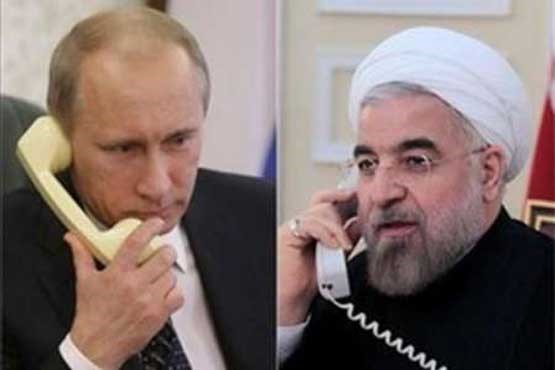 روحانی در گفت و گوی تلفنی با پوتین: ‏حمله آمریکا کمک به تروریست ها بود