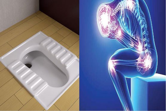 چه کسانی نباید از توالت ایرانی استفاده کنند! /چهار زانو نشستن این بلا را سرتان می آورد