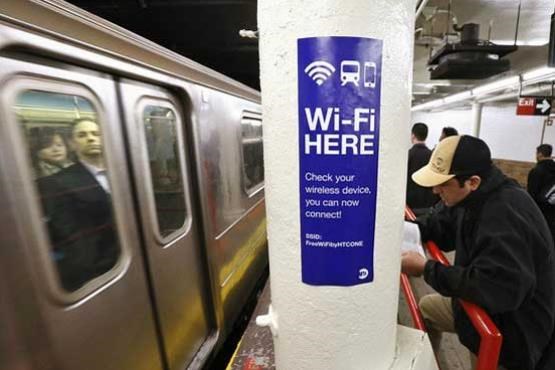 تمام 279 ایستگاه مترو شهر نیویورک به وای-فای رایگان مجهز شدند