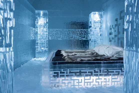 افتتاح هتلی ساخته شده از یخ در سوئد +عکس