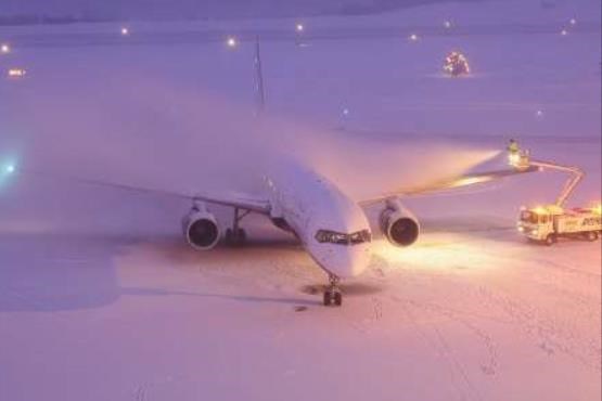 سرمای 36درجه پروازهای مسکو را مختل کرد