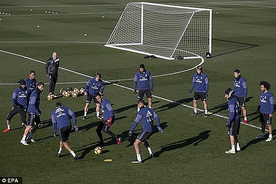 یک عکس ویژه در تمرینات رئال مادرید