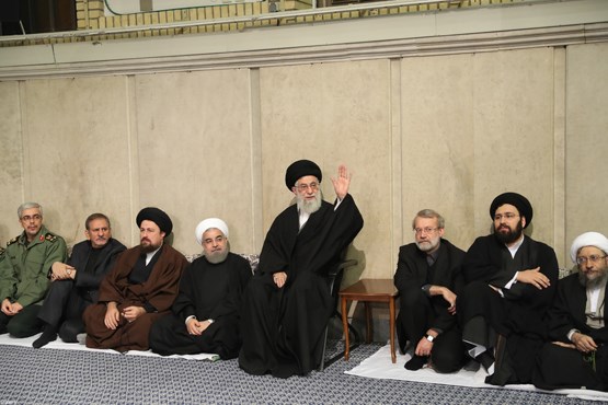 مراسم بزرگداشت مرحوم هاشمی رفسنجانی با حضور رهبر انقلاب برگزار شد +عکس