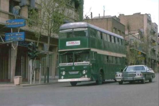 اتوبوس دو طبقه جدید در تهران +عکس
