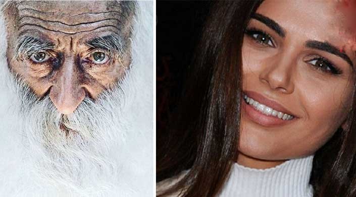 زیباترین مدل زن روس با پیر مردی که طرفدارش بود چه کرد؟+عکس