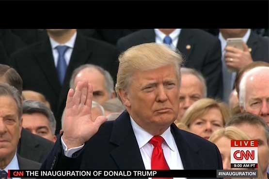 ترامپ سوگند ریاست جمهوری یاد کرد+عکس
