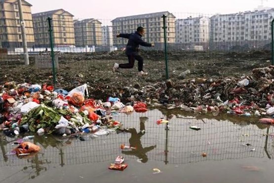 تصاویری تکان دهنده از آلودگی در چین +عکس