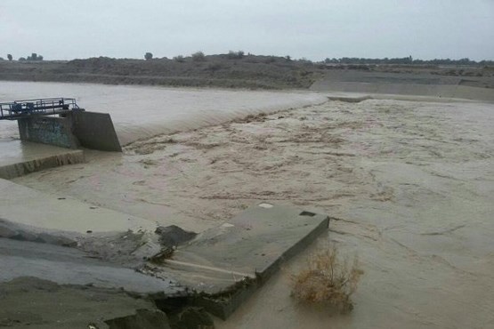 سد محمد آباد جهرم  شکسته شد