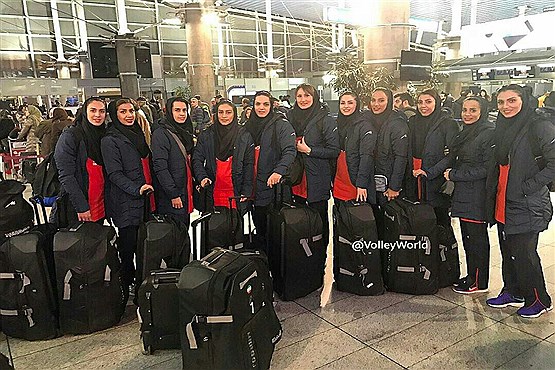 تیم ملی والیبال بانوان ایران بامداد امروز راهی مالدیو شد (عکس)