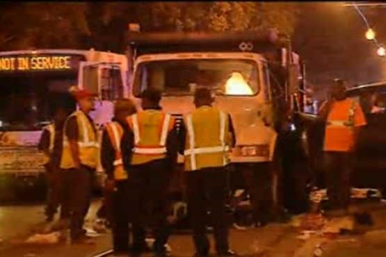 12 زخمی بر اثر ورود کامیون به یک جشنواره در نیواورلئان