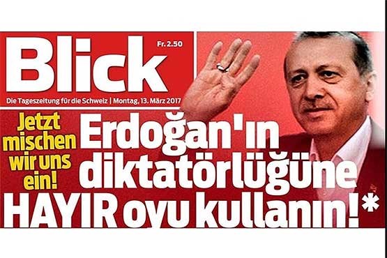 روزنامه سوئیسی: به دیکتاتوری اردوغان نه بگوئید!