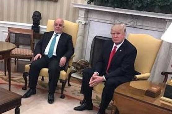 انتقاد مجدد ترامپ از توافق هسته‌ای در دیدار با نخست ‌وزیر عراق