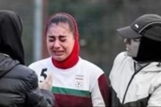 اشک‌های دختران فوتبالیست+عکس