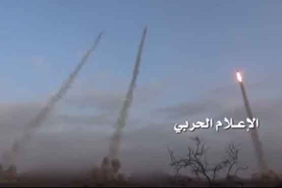 لحظه شلیک موشک قاهر ام 2 به عربستان