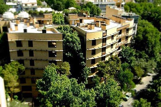 ساخت آپارتمان در تهران بدون قطع کردن حتی یک درخت