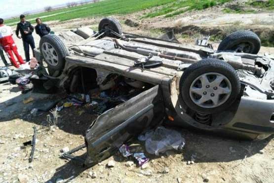 واژگونی مرگبار خودرو در شرق تهران